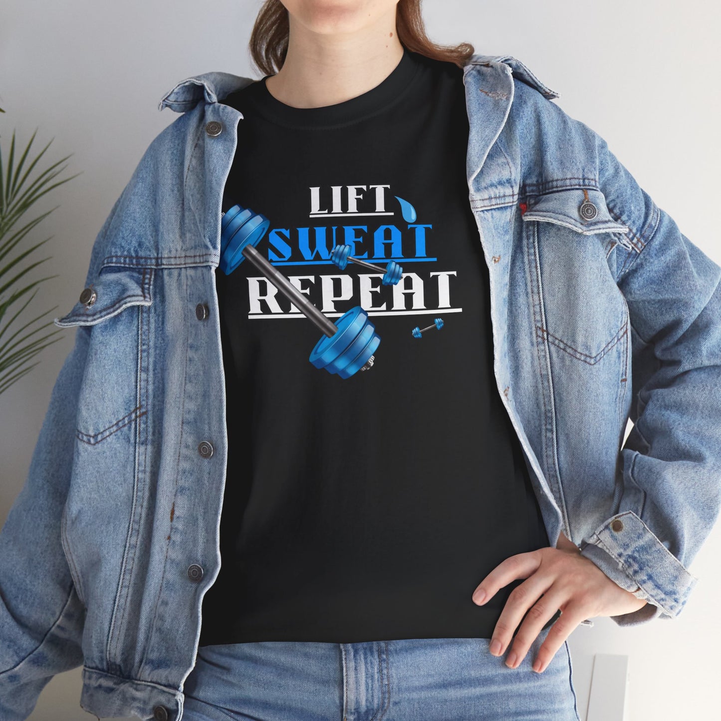 Lift Sweat Repeat Unisex Heavy Cotton Tee