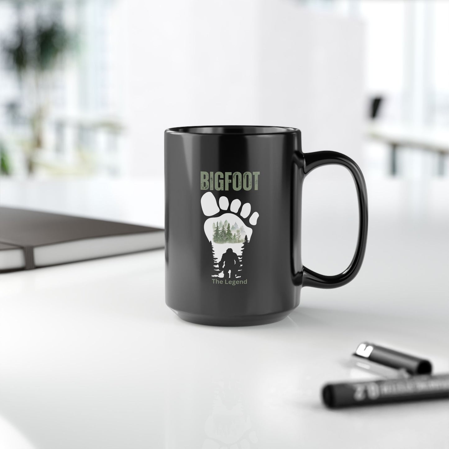 BIGFOOT The Legend / Black Mug, 15oz