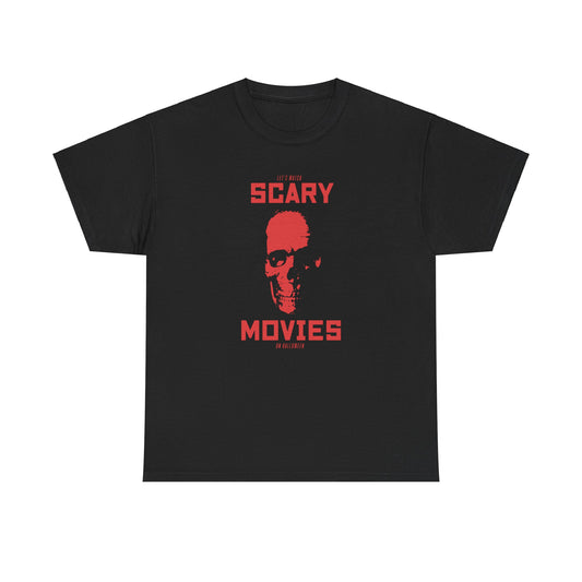 Scary movies / Halloween Unisex Heavy Cotton Tee