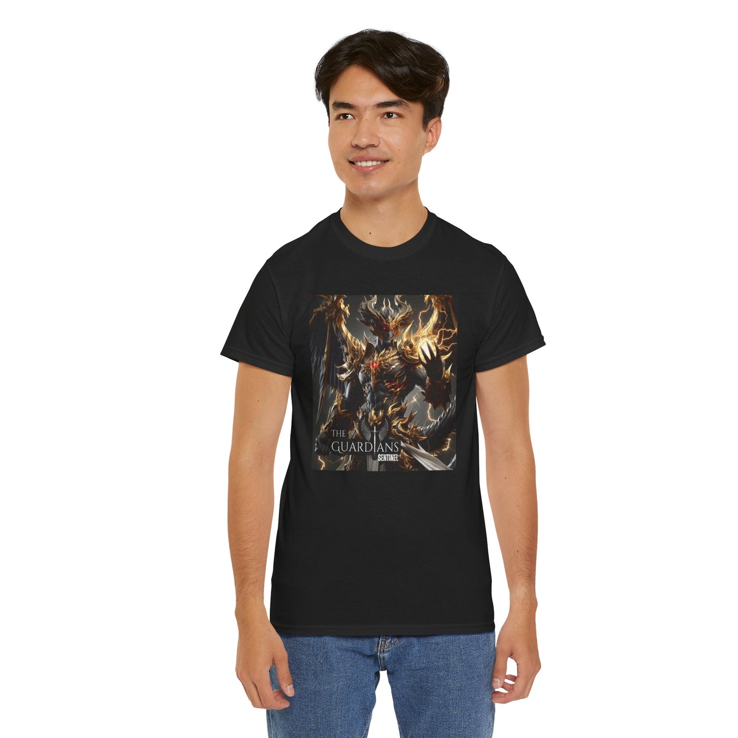 The Guardians Sentinel / Elite Unisex Heavy Cotton Tee (Made with AI)