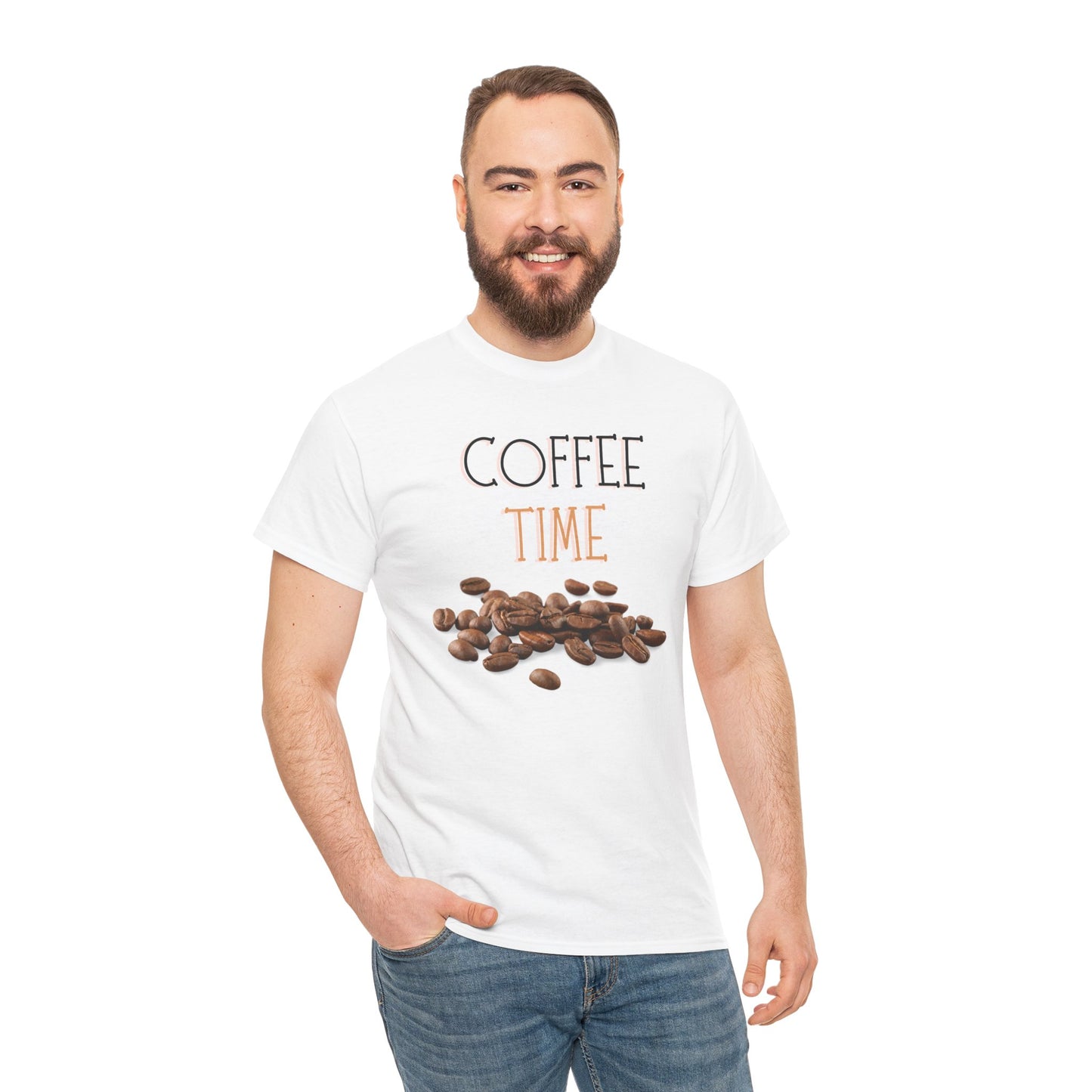 Coffee Time Unisex Heavy Cotton Tee