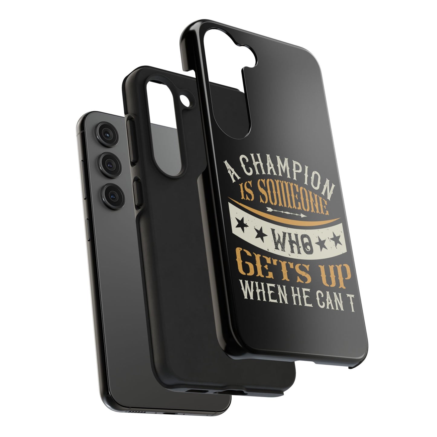 A champion is someone who gets up when he can't (Boxing)  / Tough Phone Cases