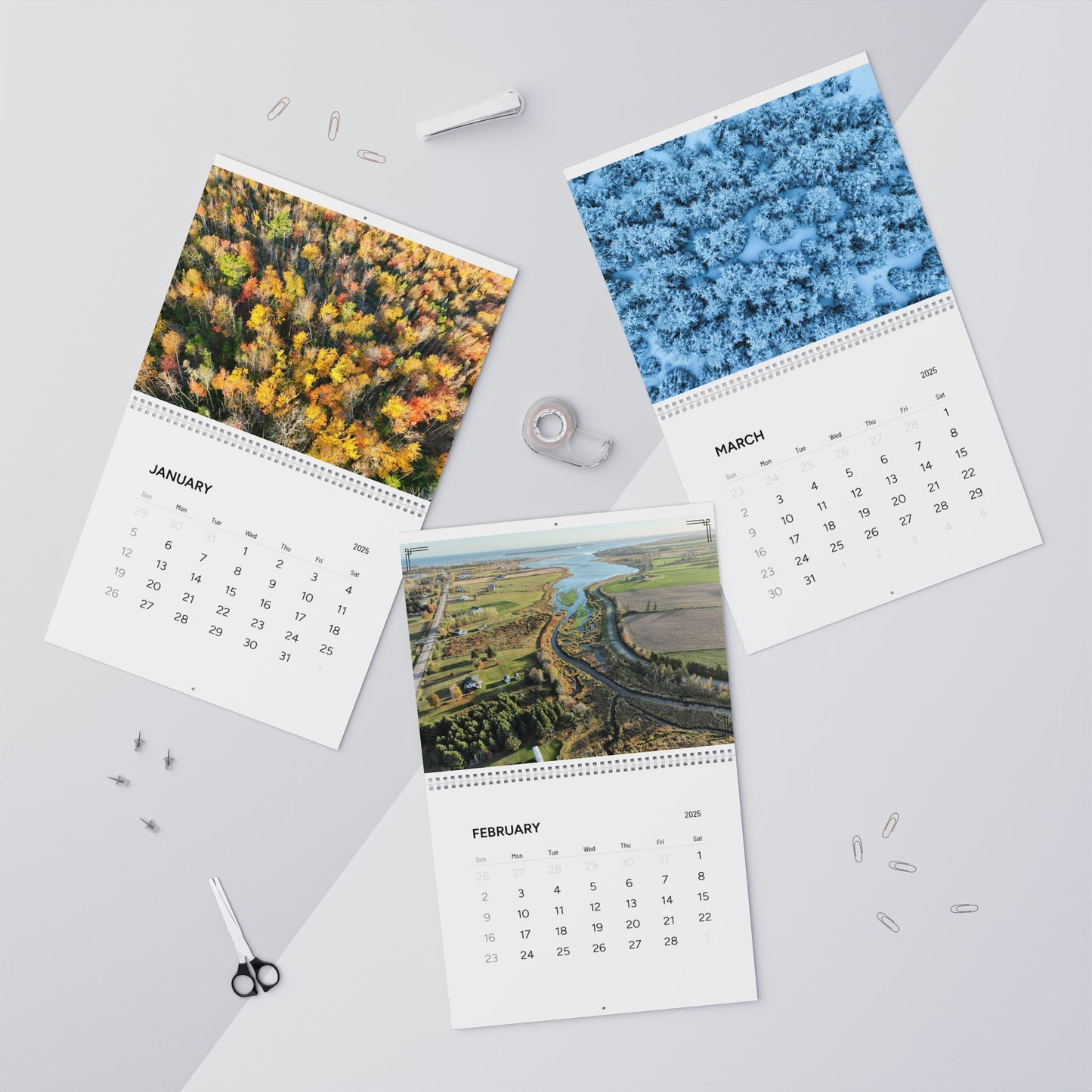 Aerial Art / Wall Calendars (2025)