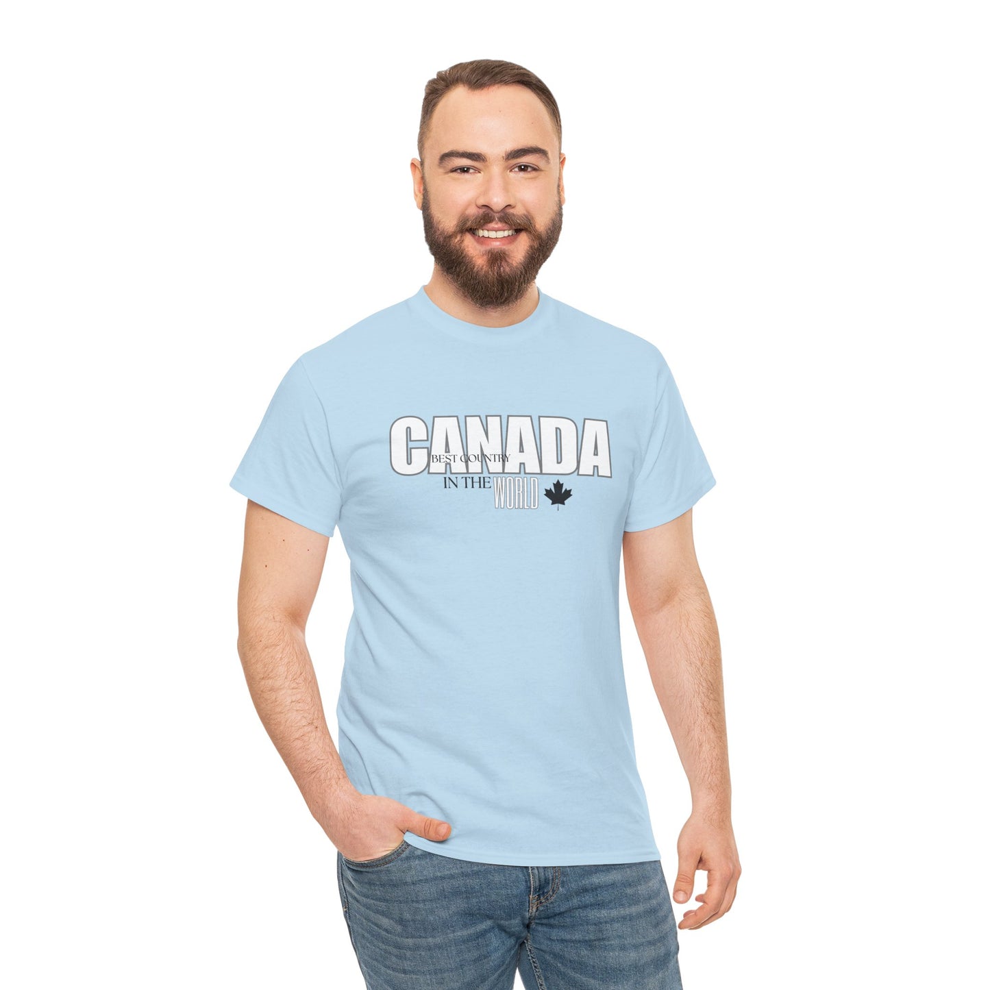 Canada Best Country In The World Unisex Heavy Cotton Tee